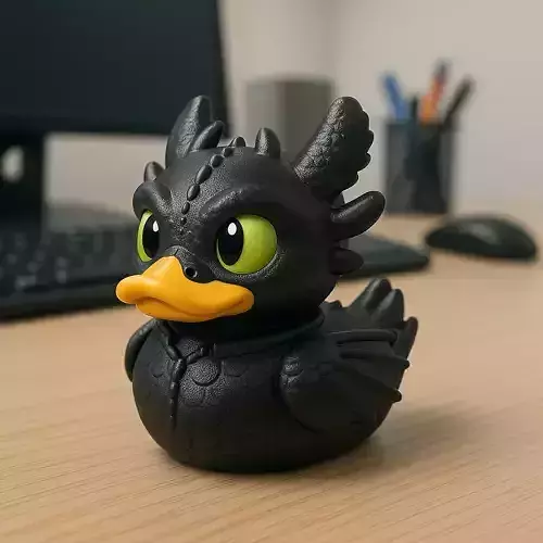 Rubber Duck - Toothle Dragon model - 3D print