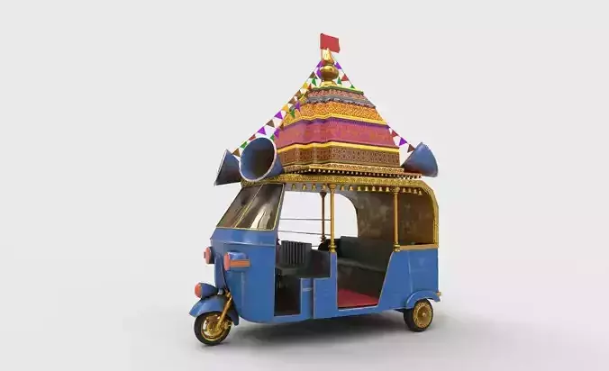 Decorative autorickshaw