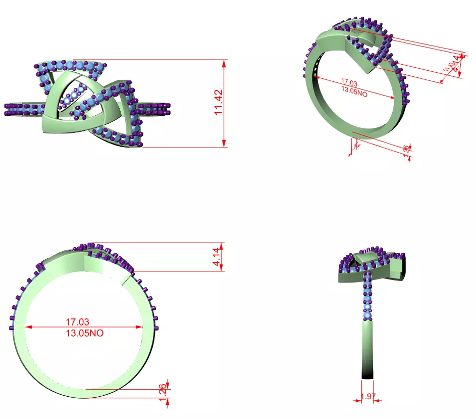 Ultra light wt minimalist Ring 3dm stl renders animation videos 3D print model_1
