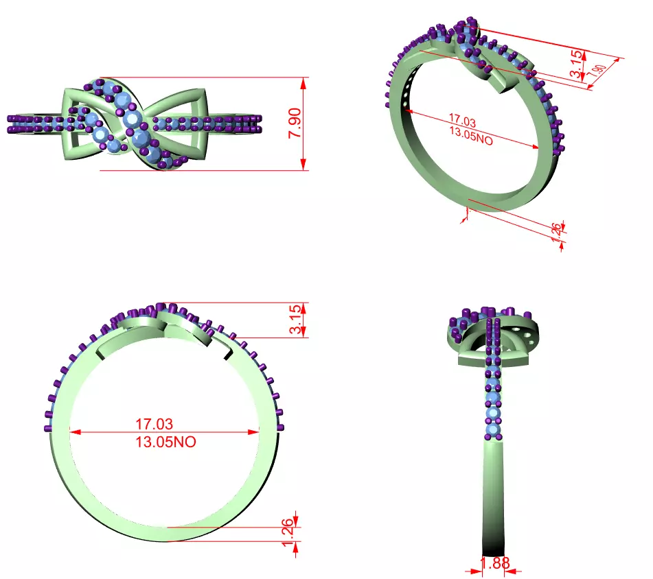 Ultra light wt minimalist Ring 3dm stl renders animation videos 3D print model_1