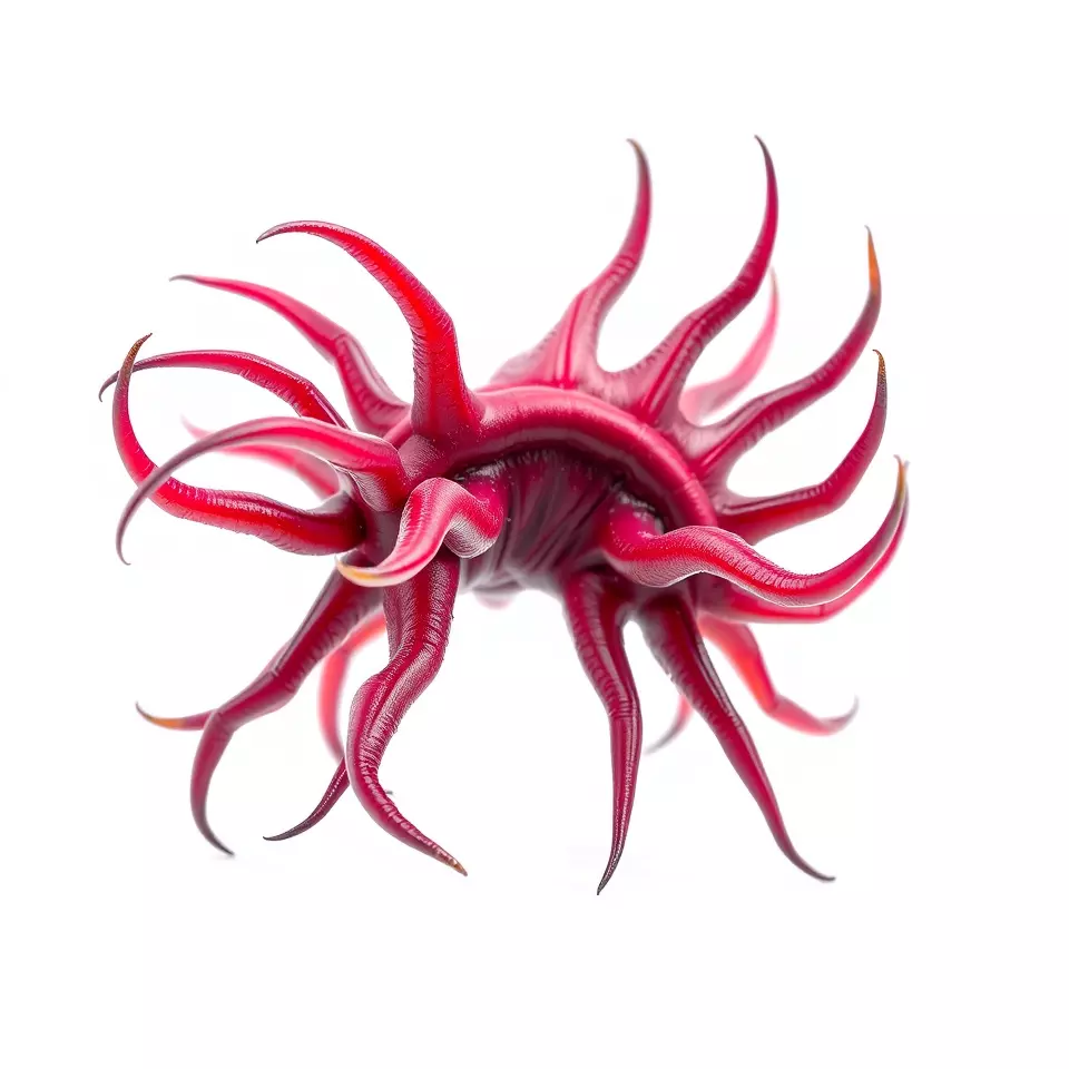 Vivid Alien Plant model pack Low-poly 3D model_3