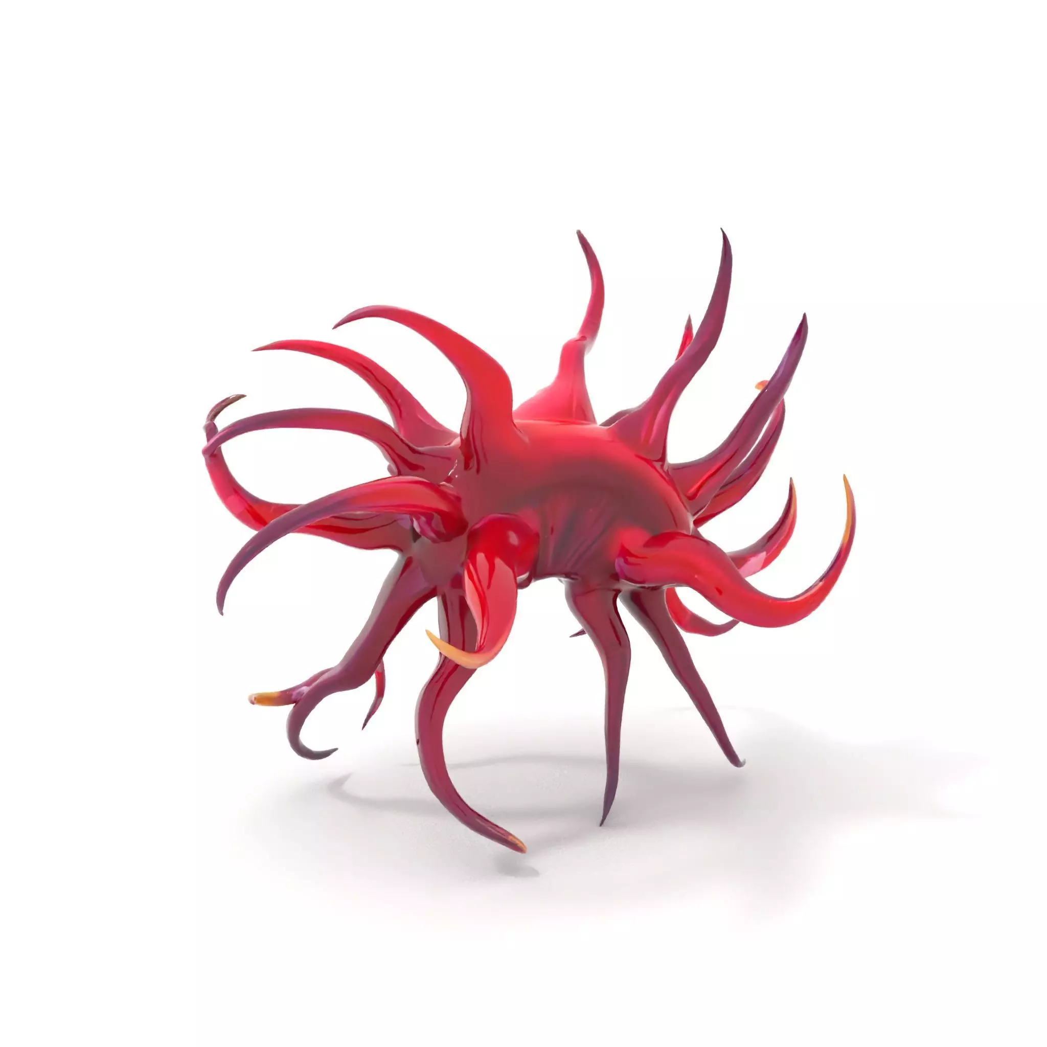 Vivid Alien Plant model pack Low-poly 3D model_0