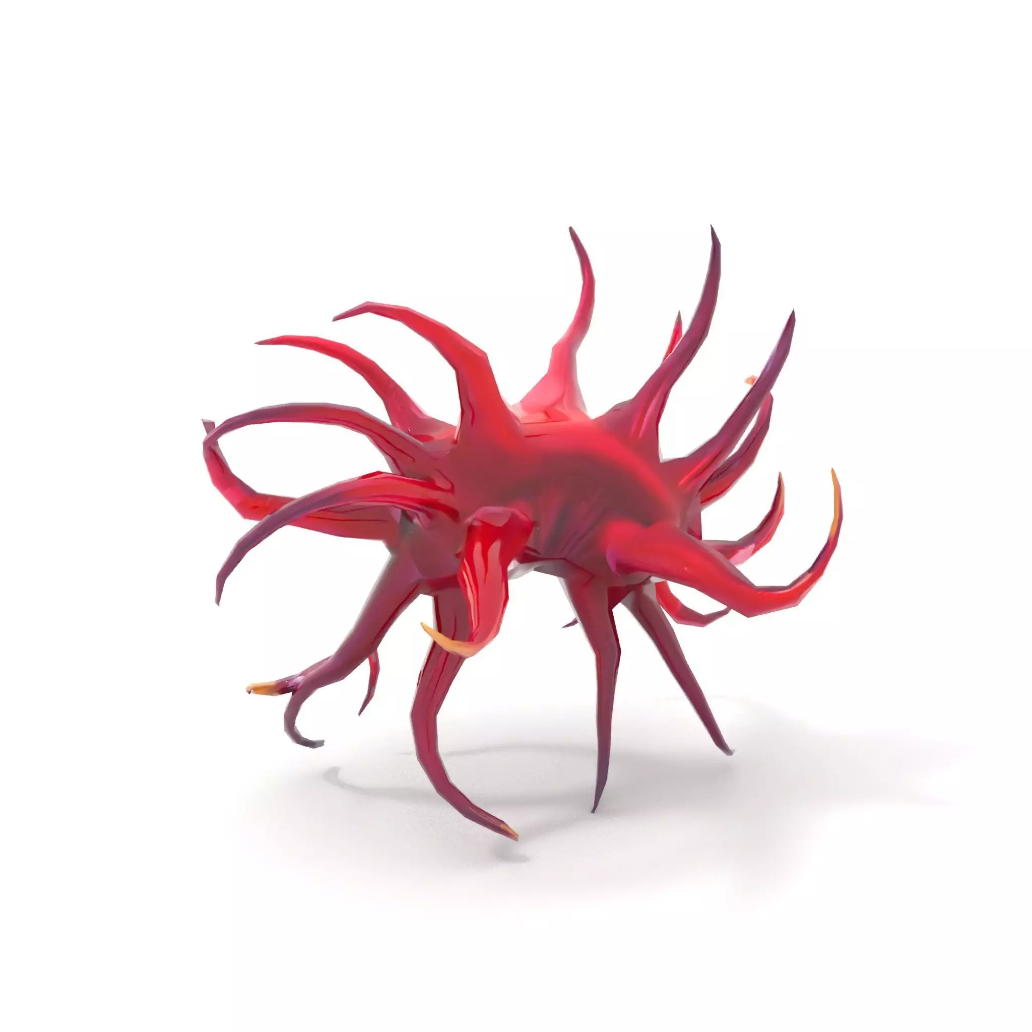 Vivid Alien Plant model pack Low-poly 3D model_8