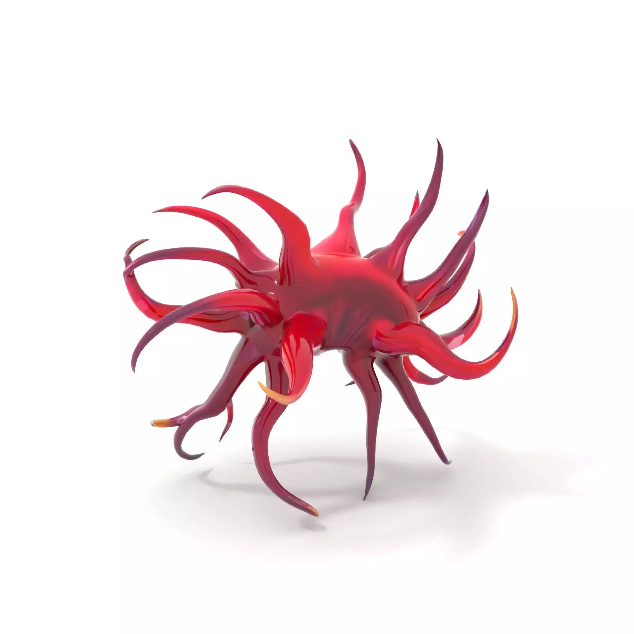 Vivid Alien Plant model pack Low-poly 3D model_7