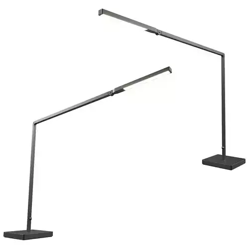 Linear Adjustable Modern Table Lamp 3D Model