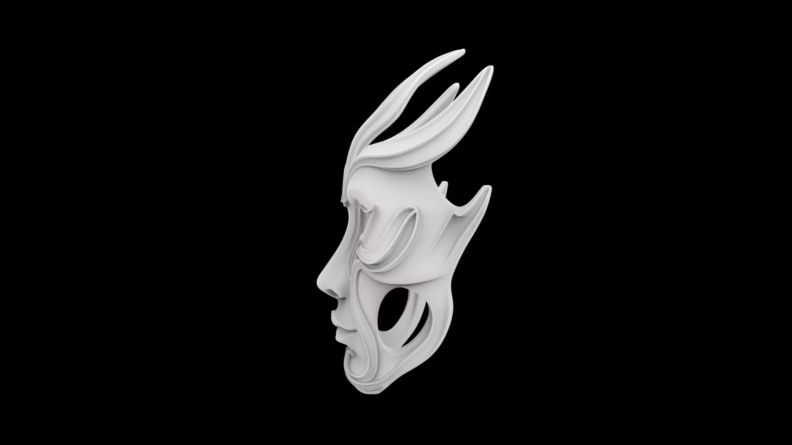 Spirit Mask 3D print model 3D print model_2