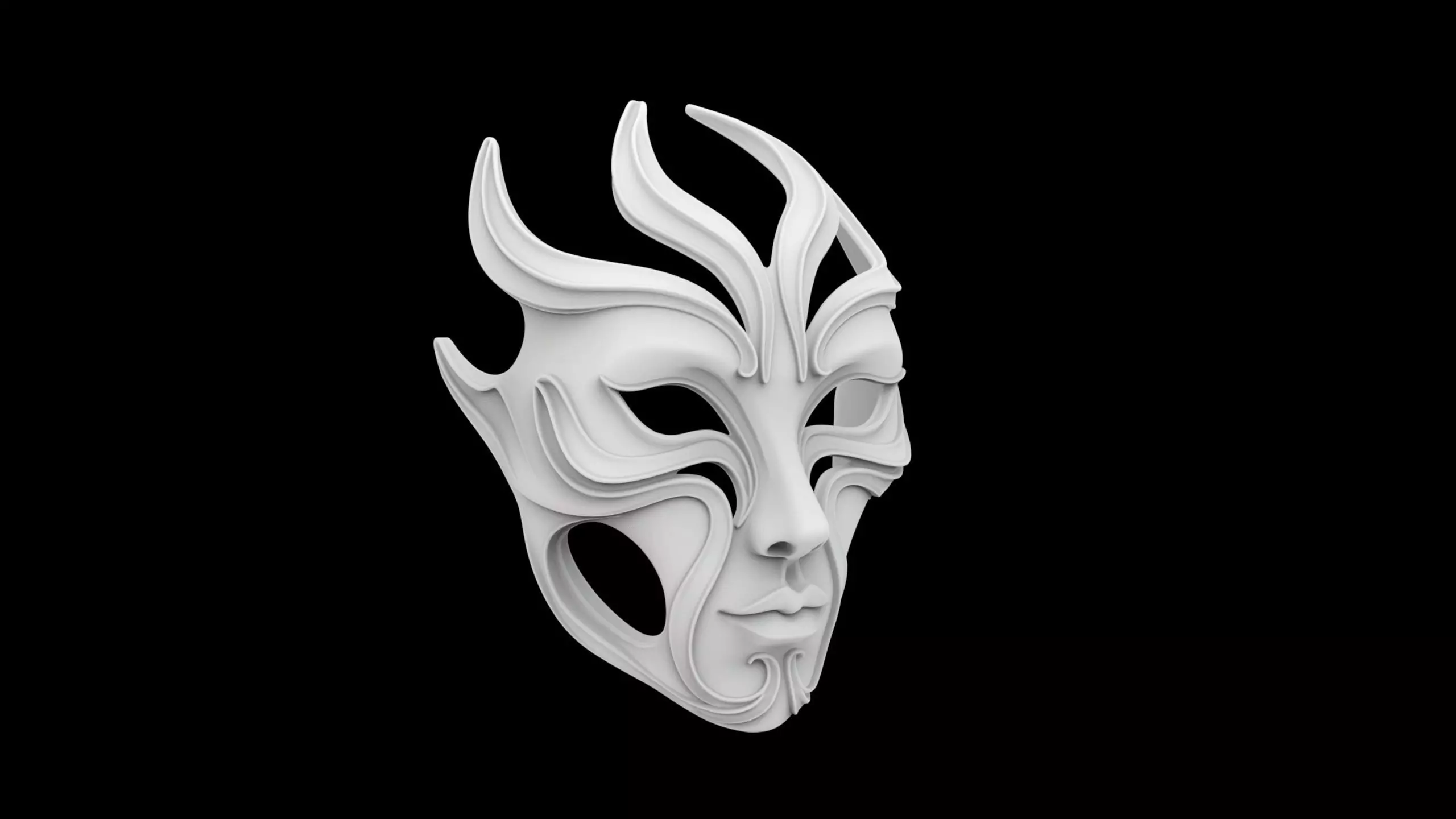 Spirit Mask 3D print model 3D print model_6
