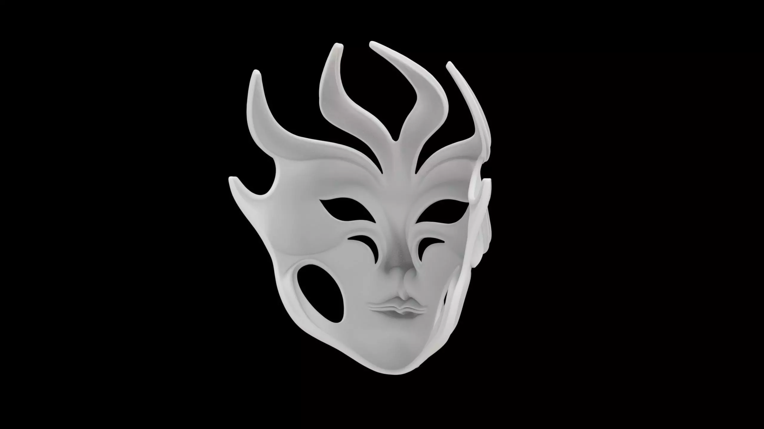Spirit Mask 3D print model 3D print model_4