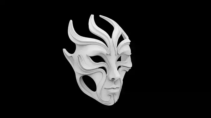 Spirit Mask 3D print model 