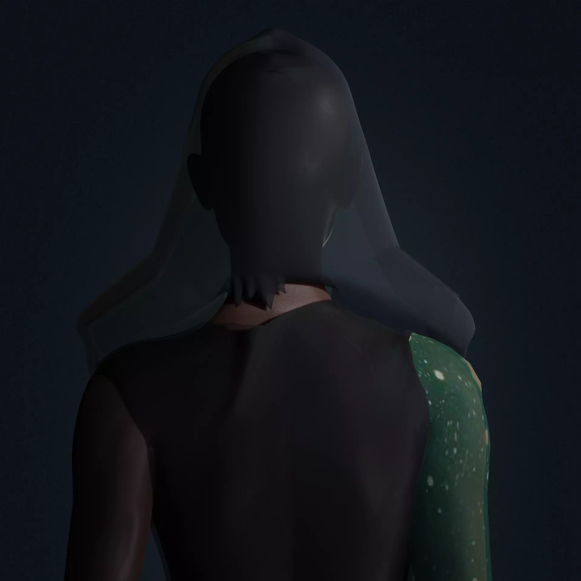 Dark Enchantress   Realistic 3D Female Character Low-poly 3D model_20