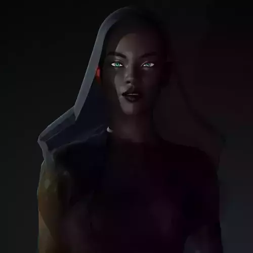 Dark Enchantress   Realistic 3D Female Character