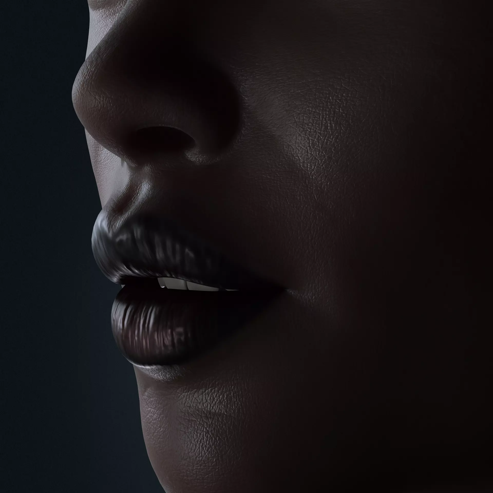 Dark Enchantress   Realistic 3D Female Character Low-poly 3D model_14