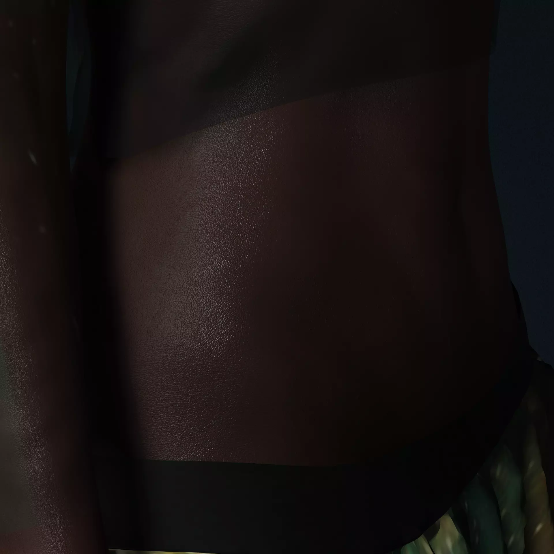 Dark Enchantress   Realistic 3D Female Character Low-poly 3D model_10