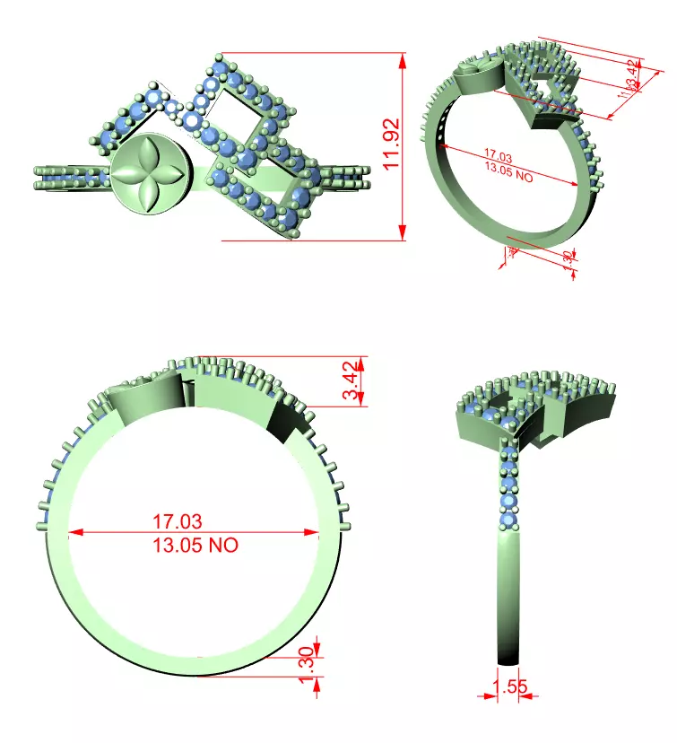 Ultra light wt minimalist Ring 3dm stl renders animation videos  3D print model_1