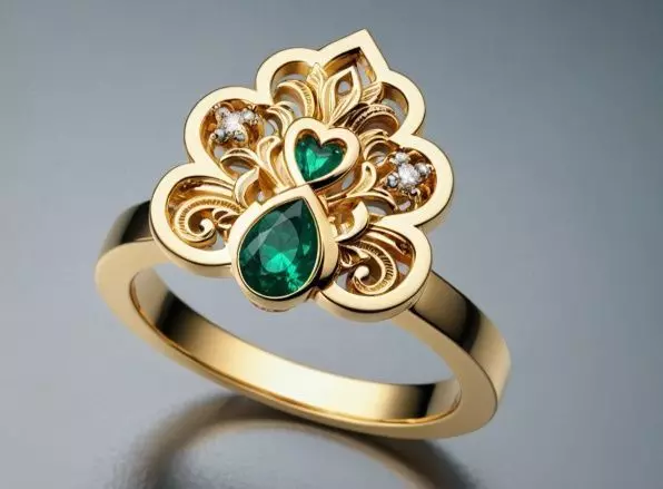 Islamic ring Free 3D print model