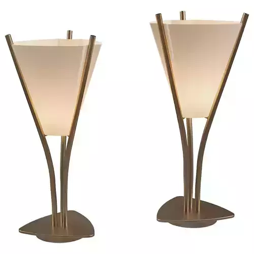 Art Deco Table Lamp 3D Model  Low-poly 3D model