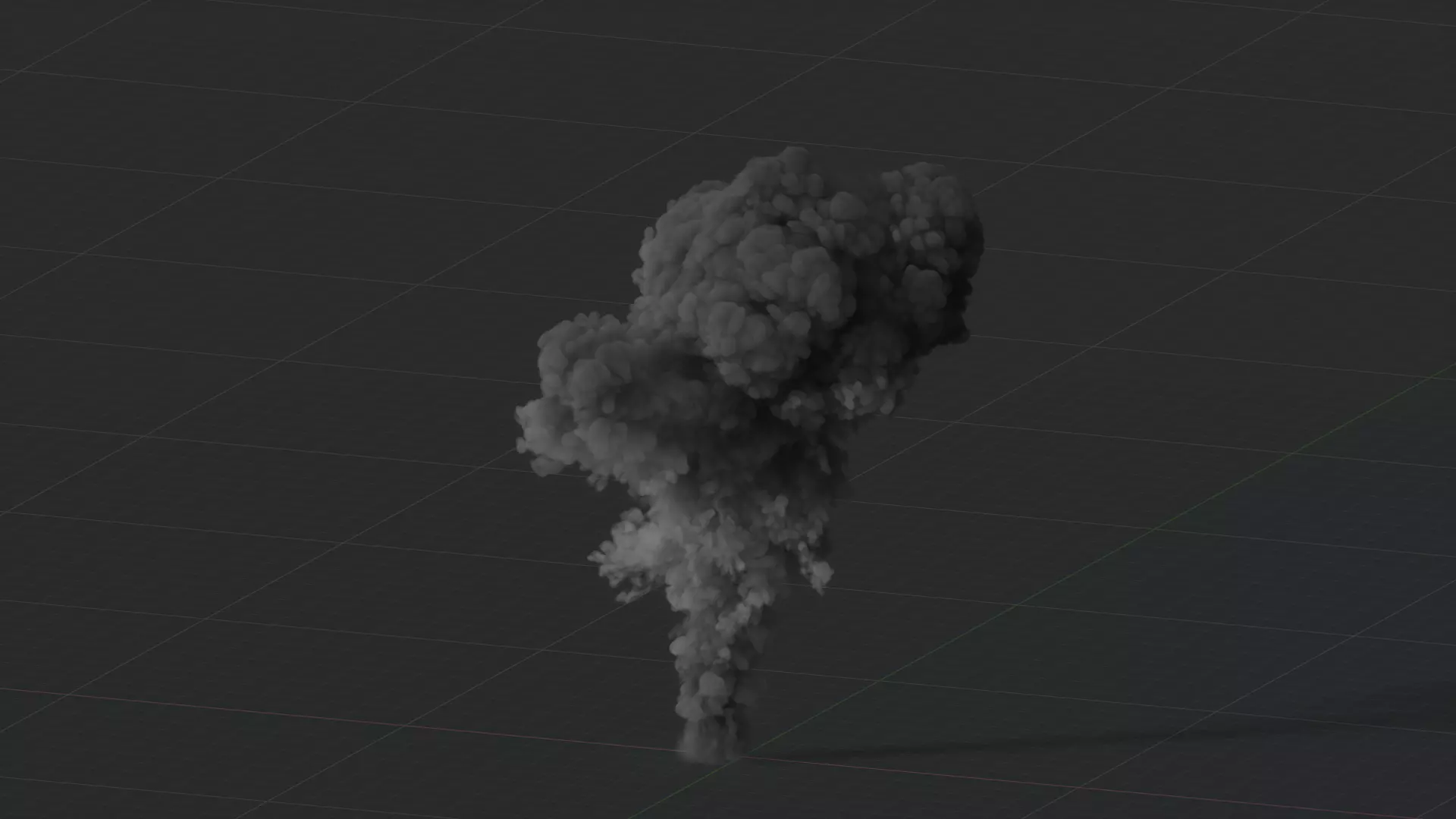 Smoke Explosion Animation 3D model_31