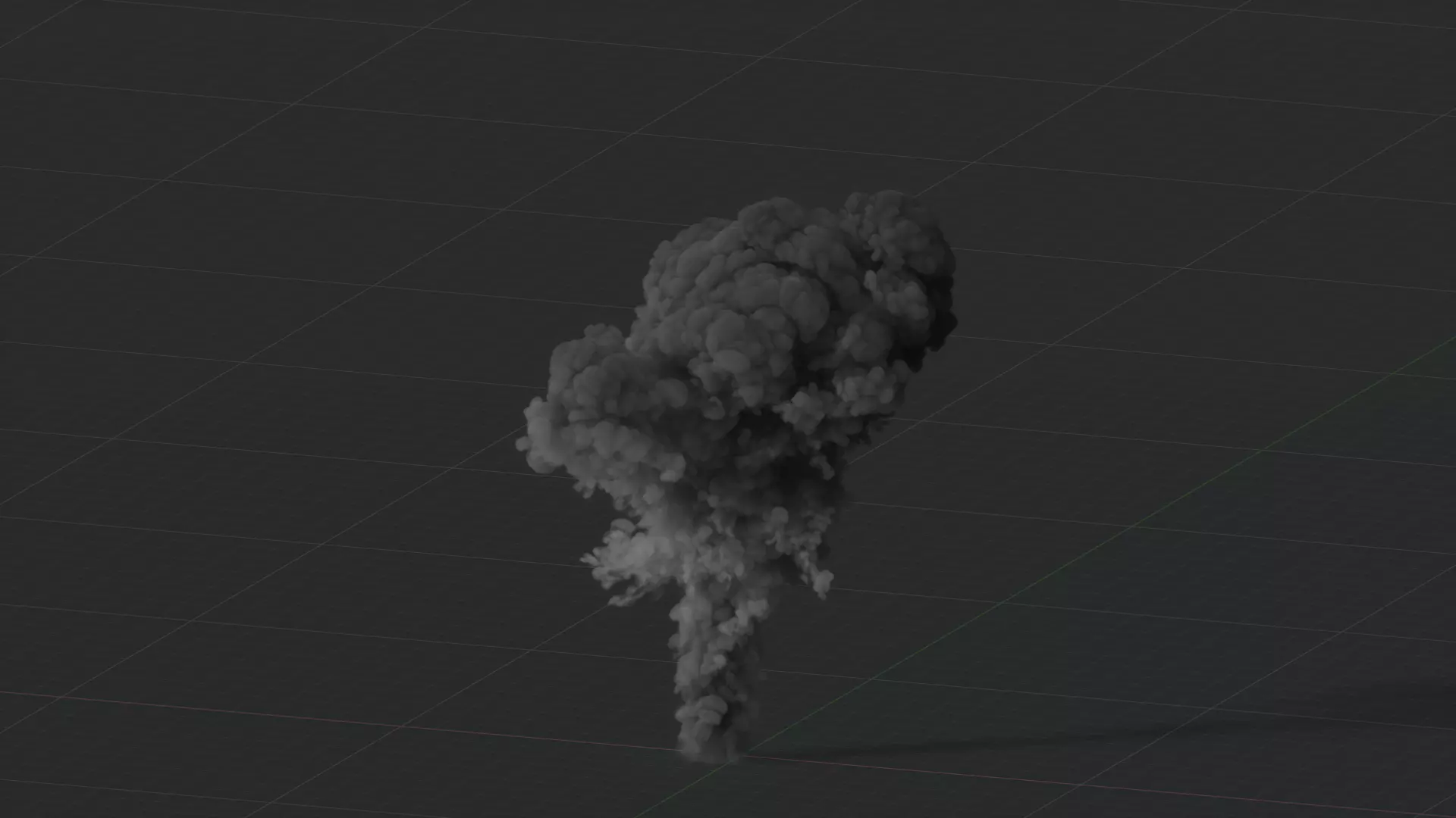 Smoke Explosion Animation 3D model_13