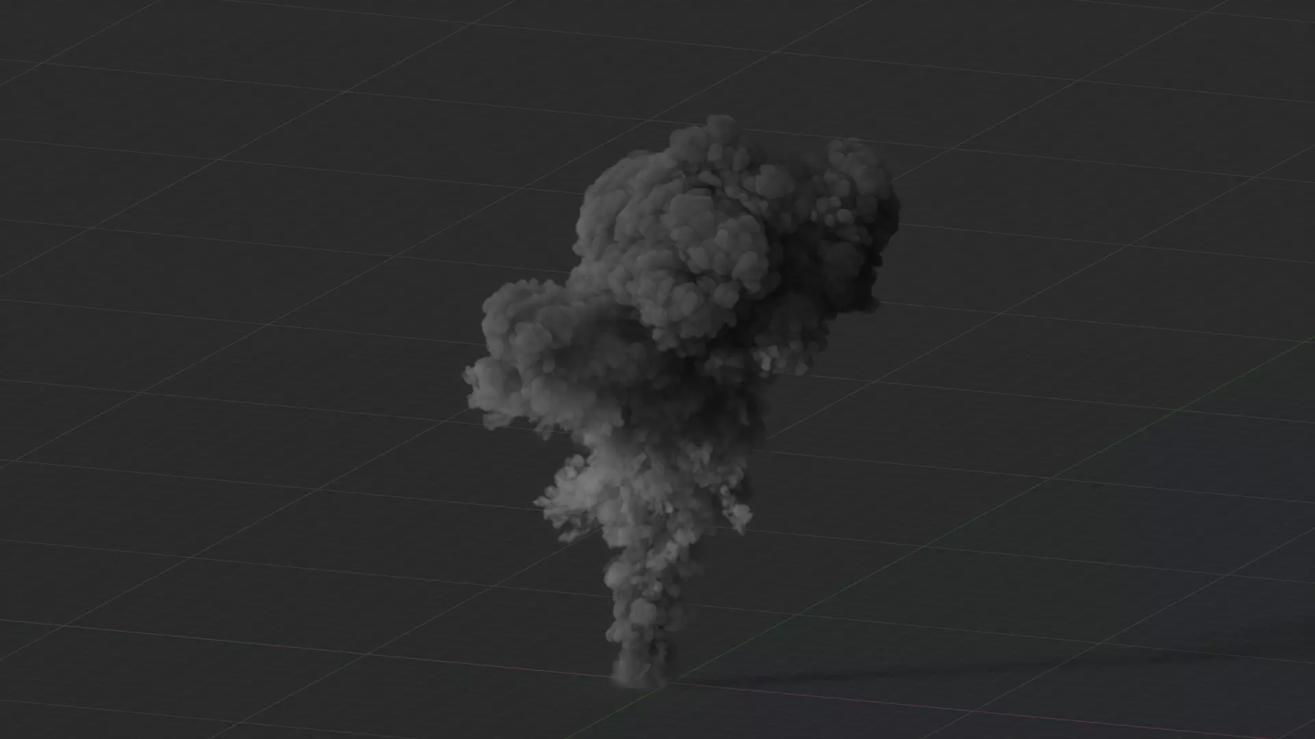 Smoke Explosion Animation 3D model_39
