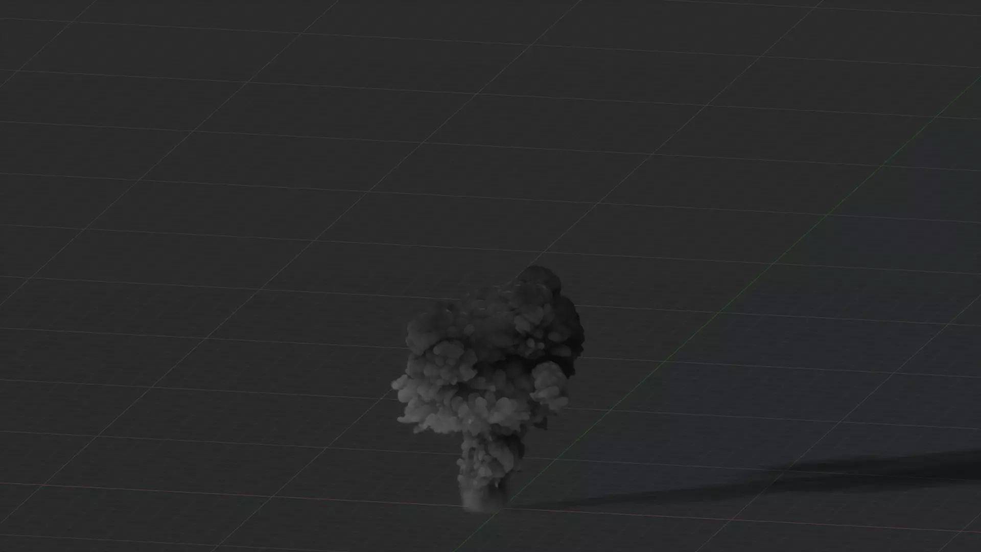 Smoke Explosion Animation 3D model_3