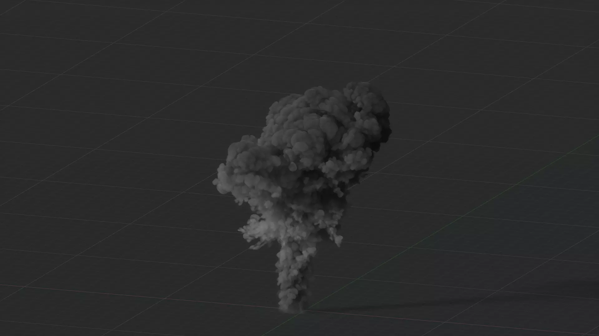Smoke Explosion Animation 3D model_7
