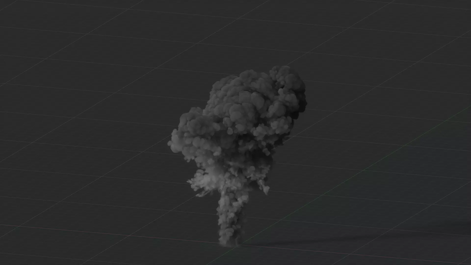 Smoke Explosion Animation 3D model_6