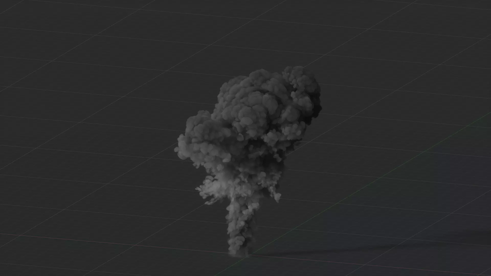 Smoke Explosion Animation 3D model_10