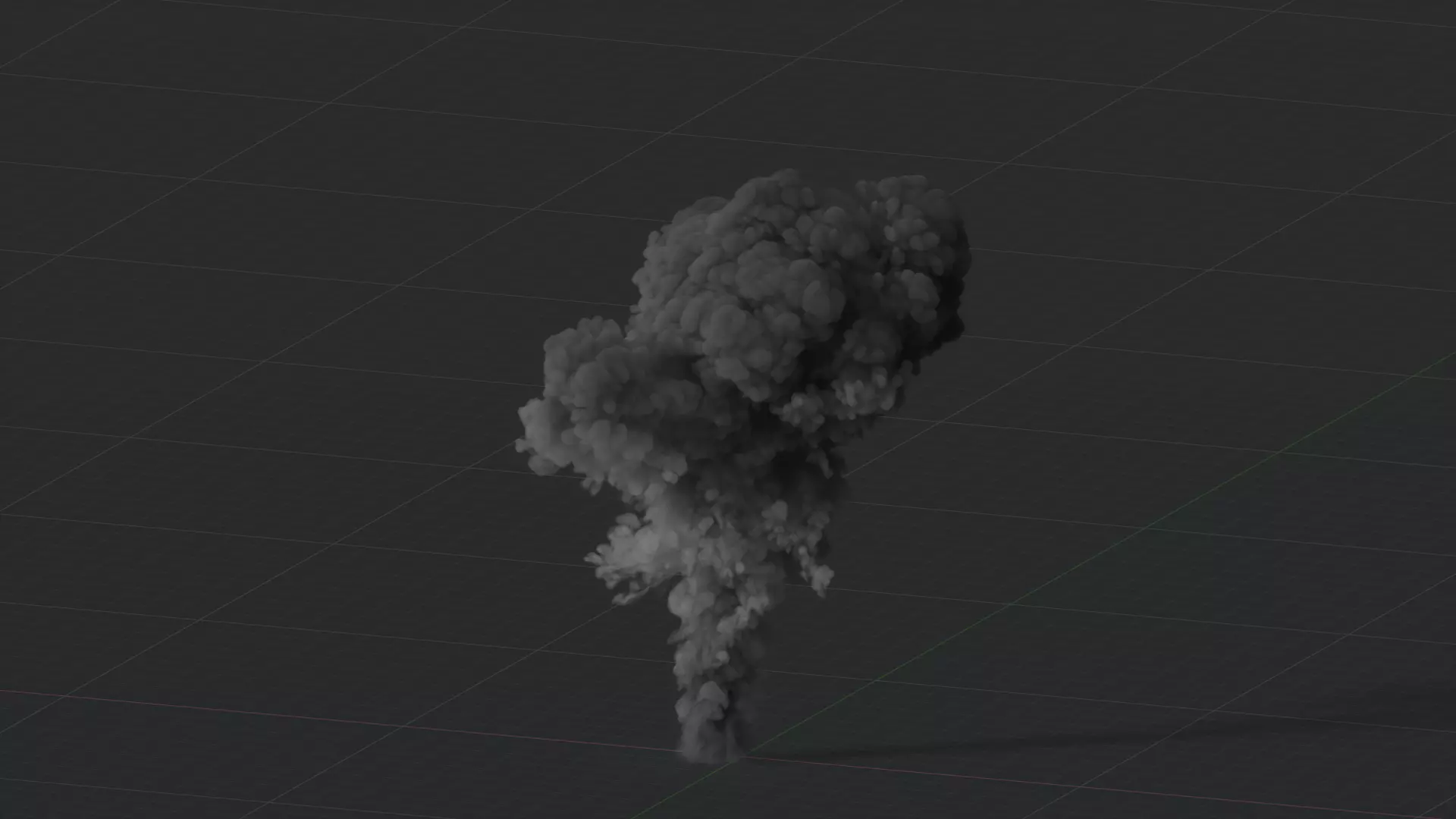 Smoke Explosion Animation 3D model_23
