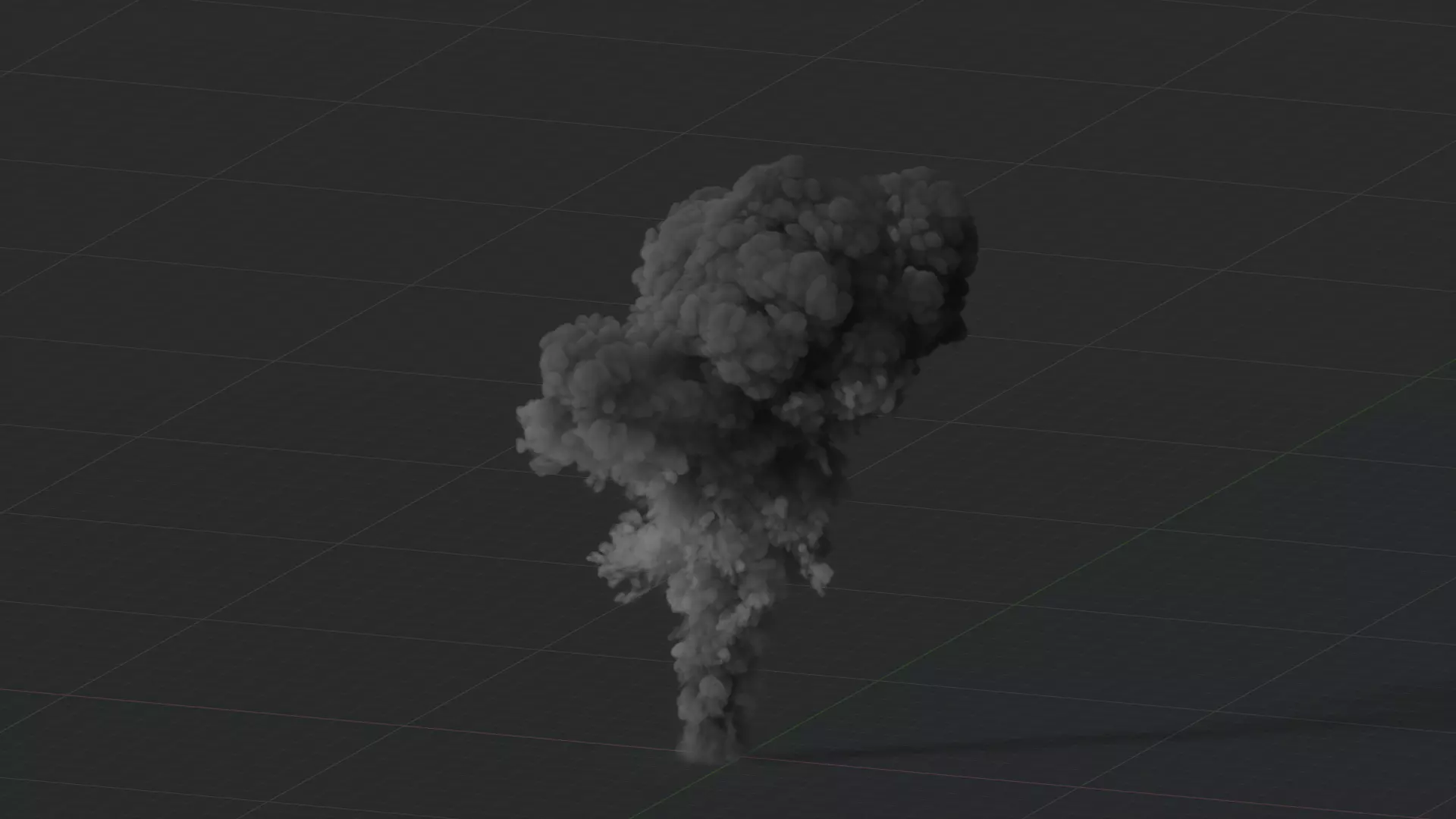 Smoke Explosion Animation 3D model_28