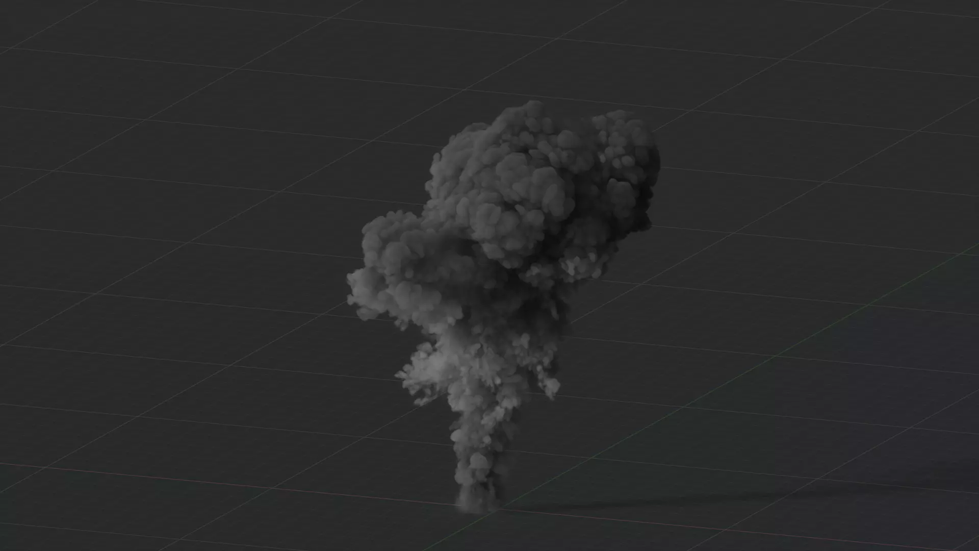 Smoke Explosion Animation 3D model_30