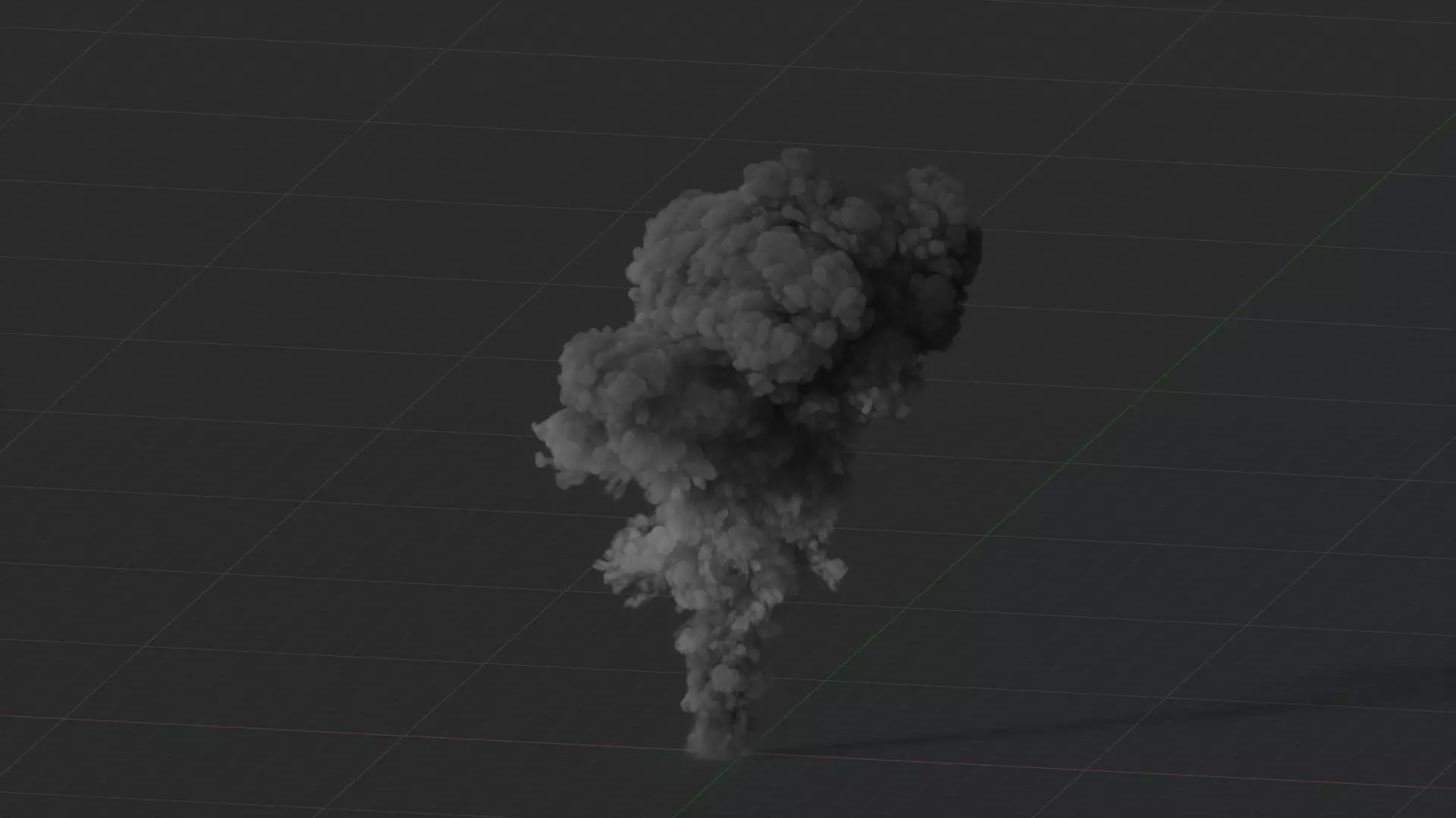 Smoke Explosion Animation 3D model_37