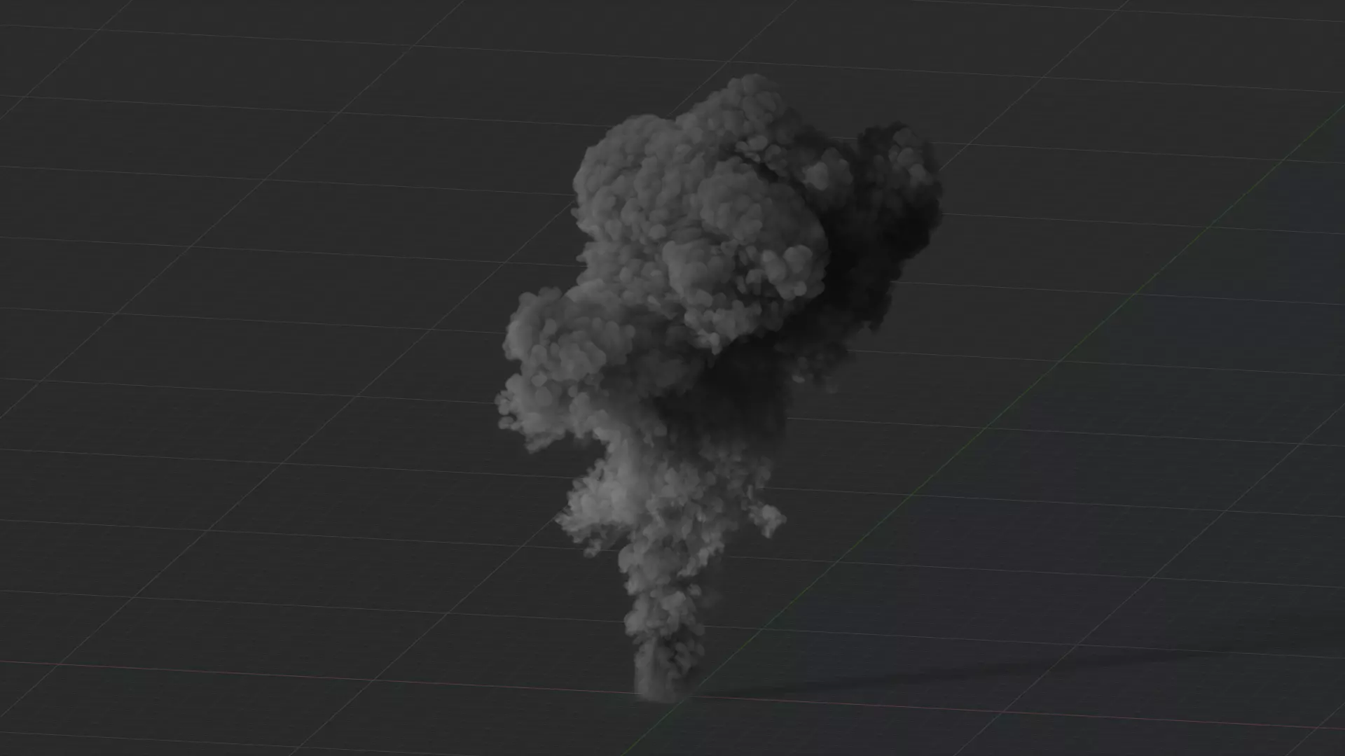 Smoke Explosion Animation 3D model_42