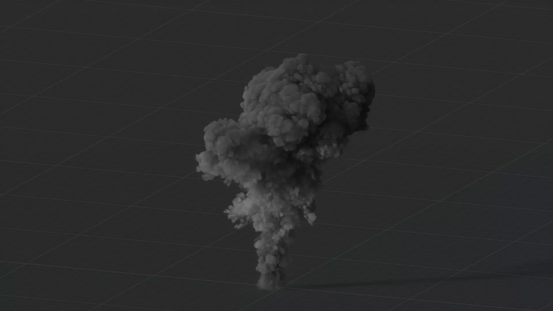 Smoke Explosion Animation 3D model_33
