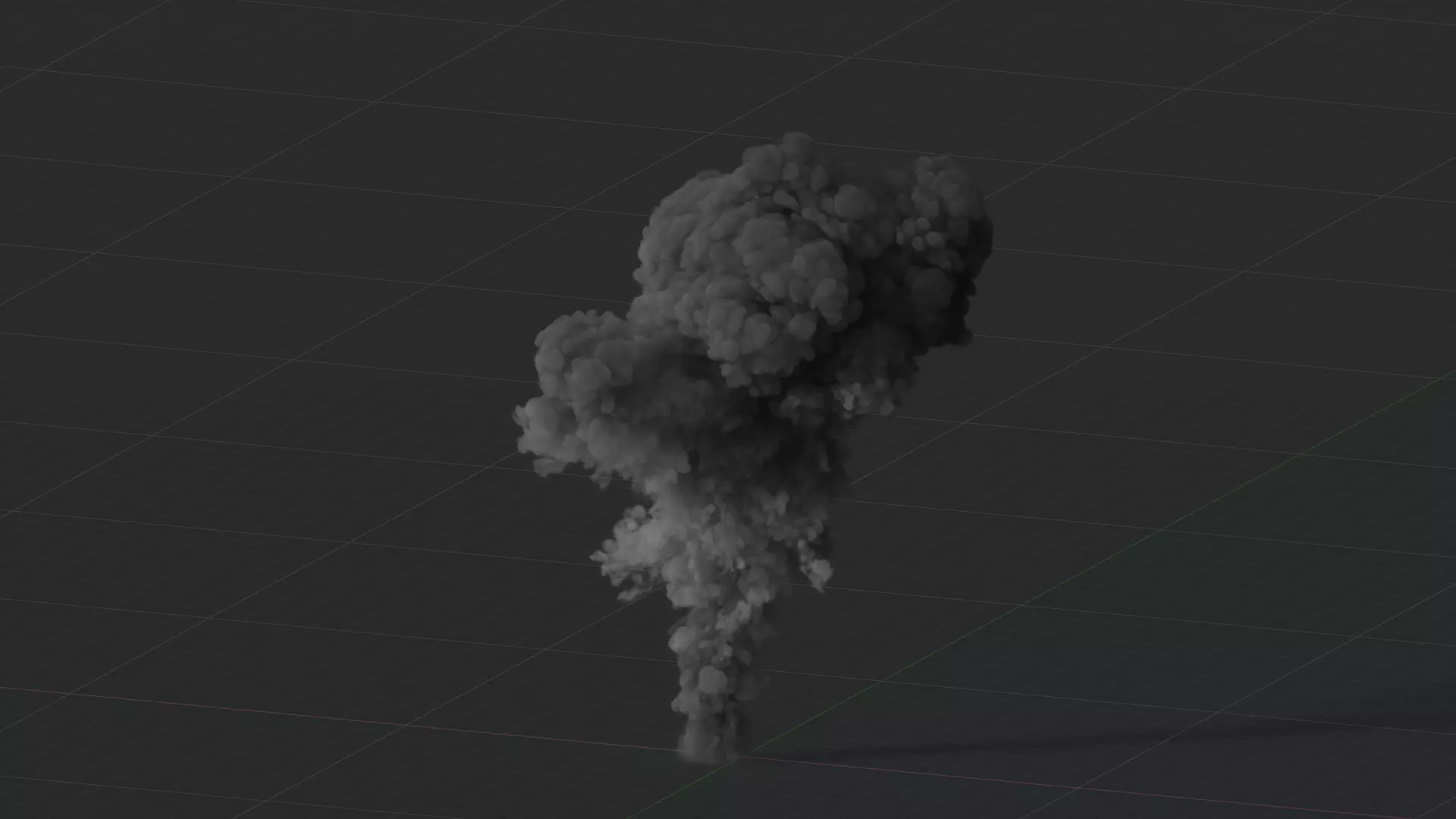 Smoke Explosion Animation 3D model_36