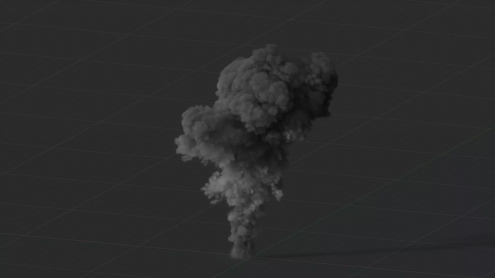 Smoke Explosion Animation 3D model_38