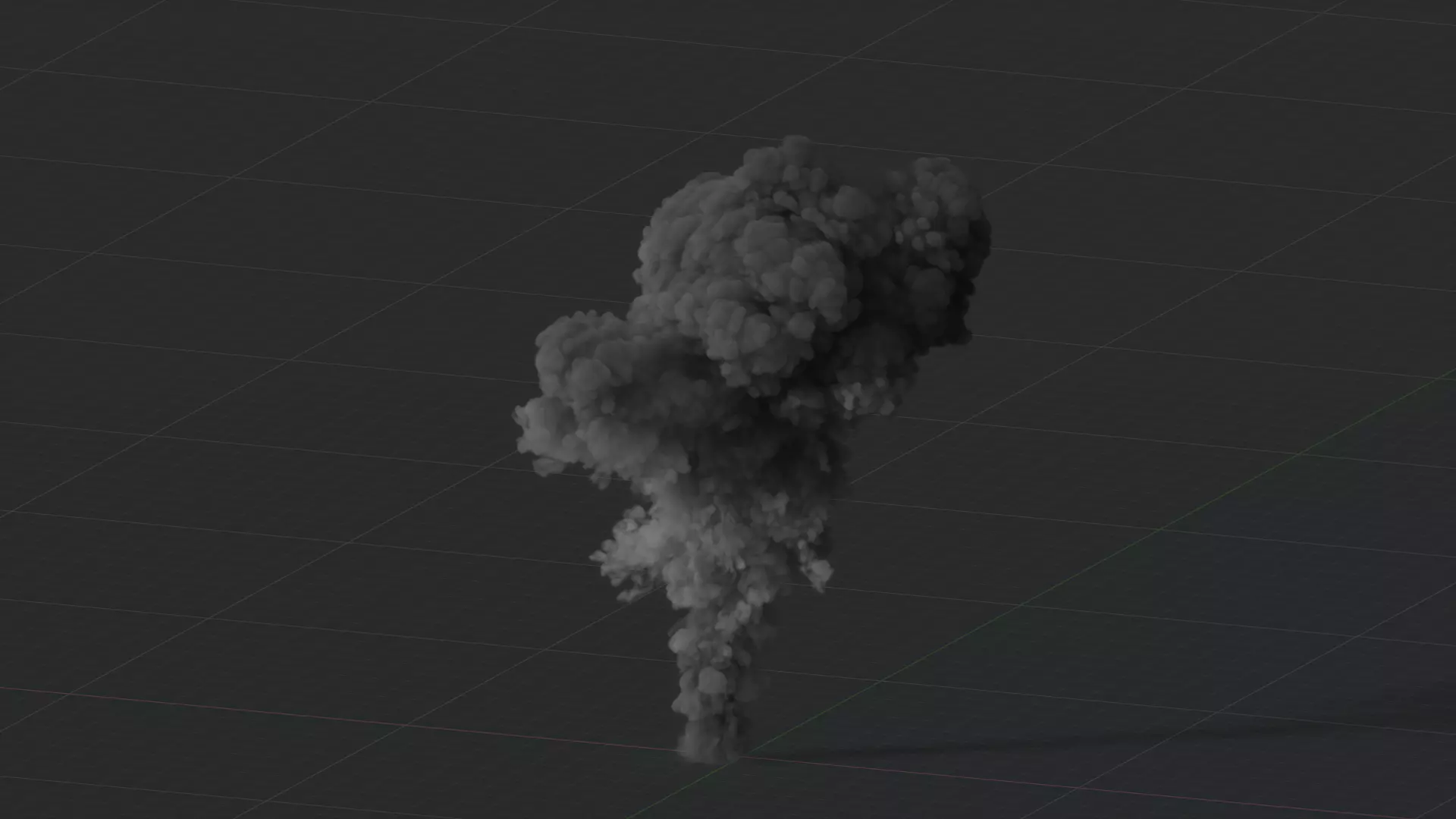Smoke Explosion Animation 3D model_35