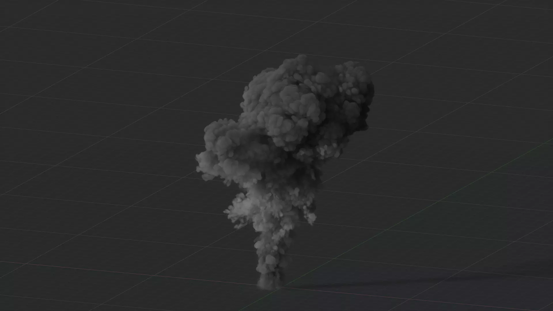 Smoke Explosion Animation 3D model_32