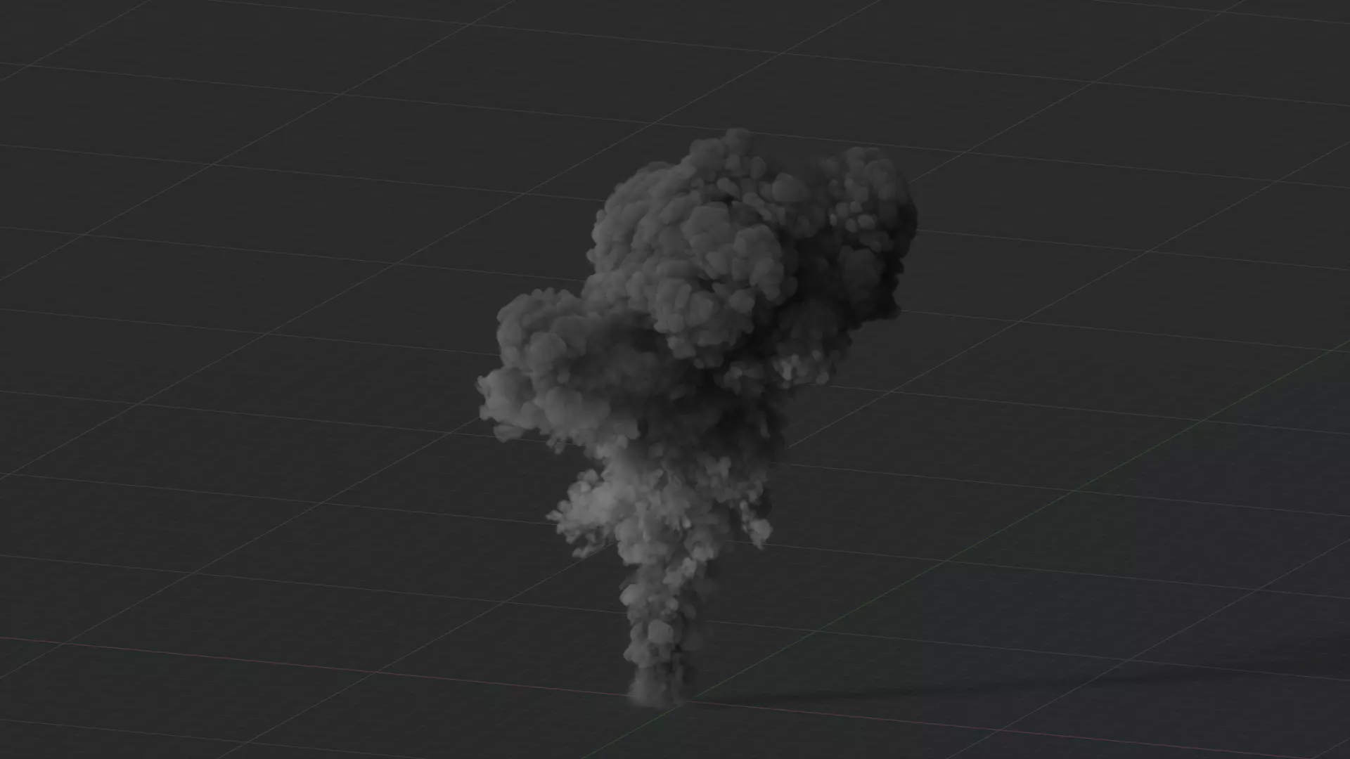 Smoke Explosion Animation 3D model_34