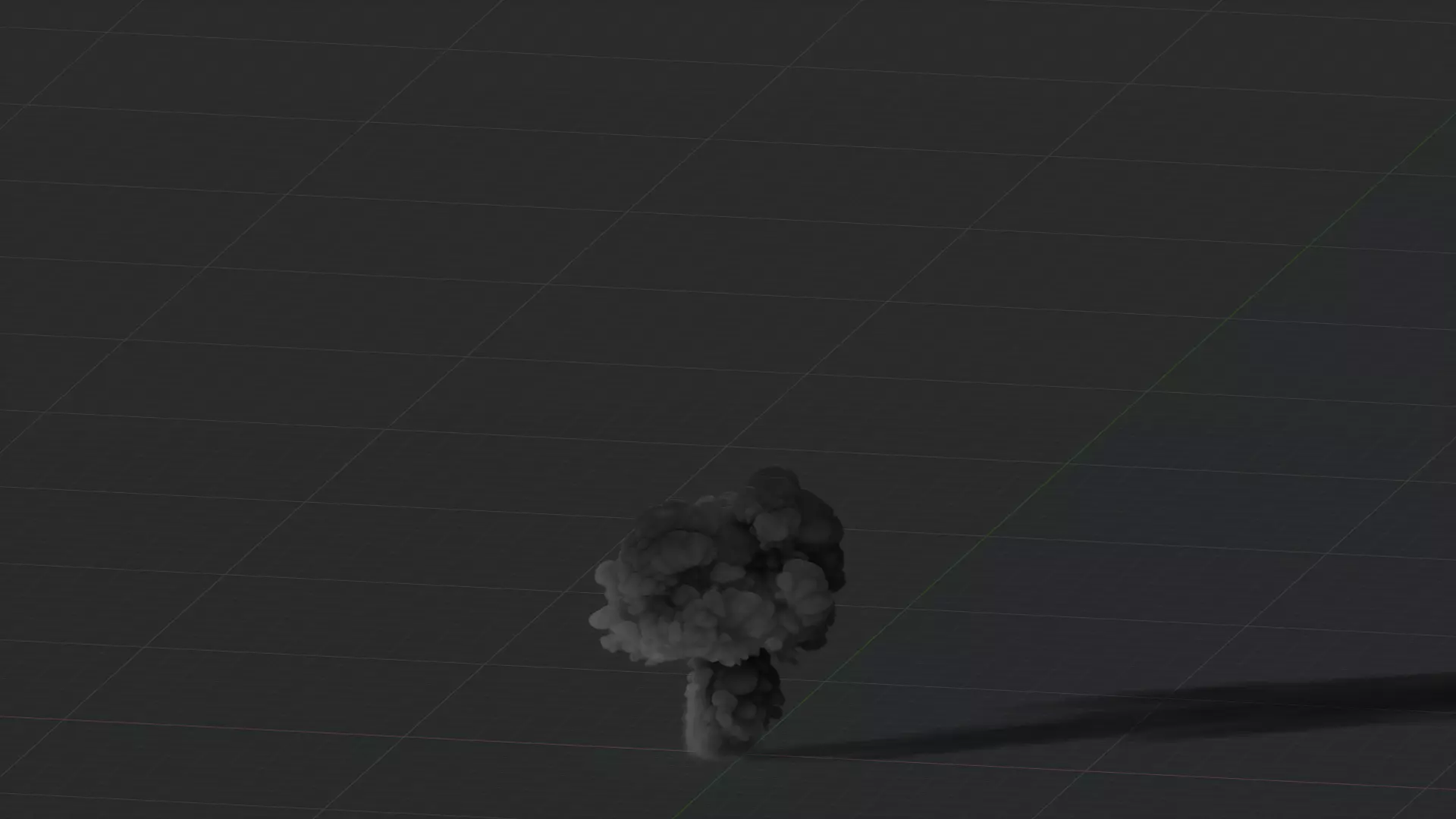 Smoke Explosion Animation 3D model_2