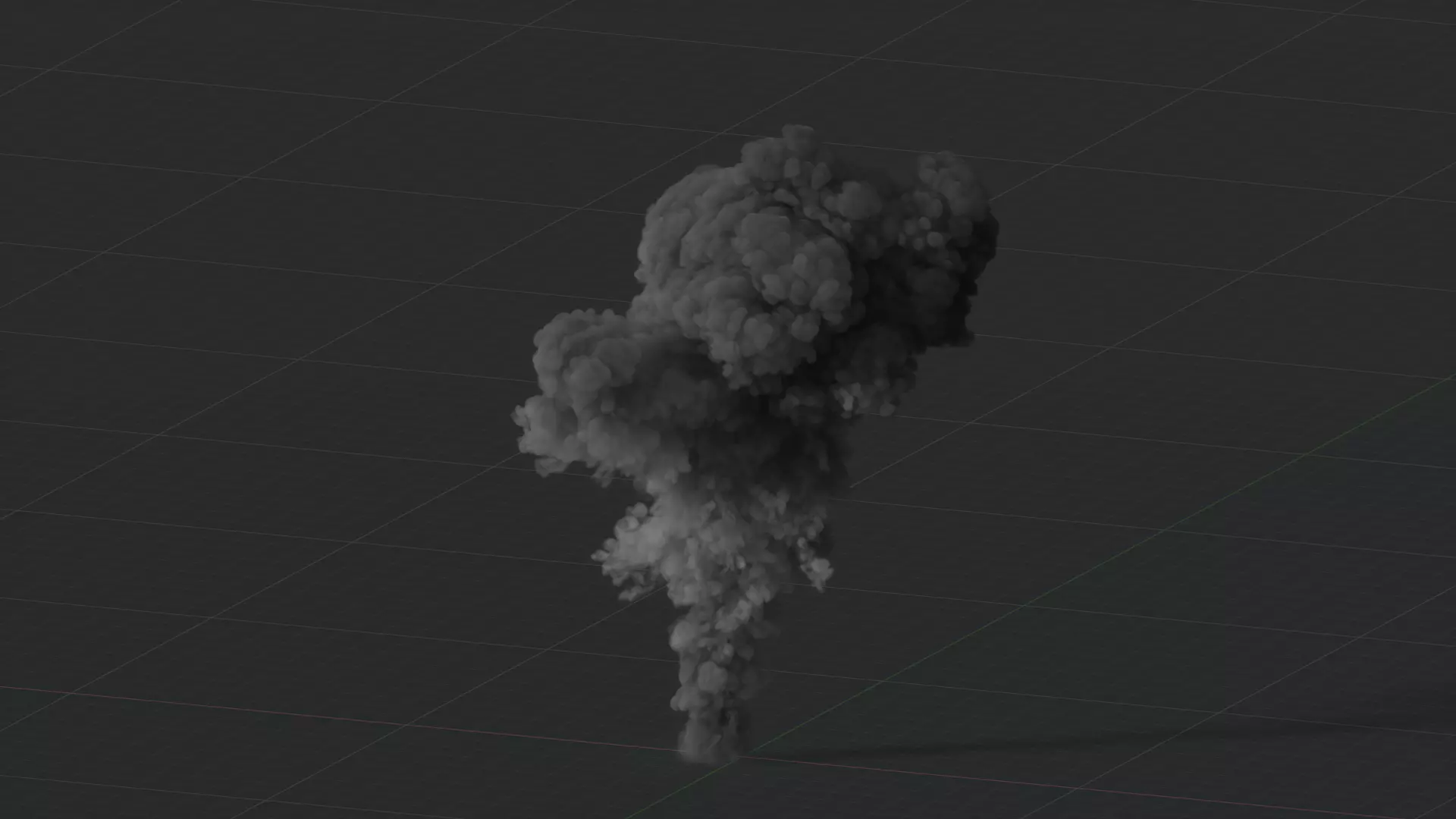 Smoke Explosion Animation 3D model_40