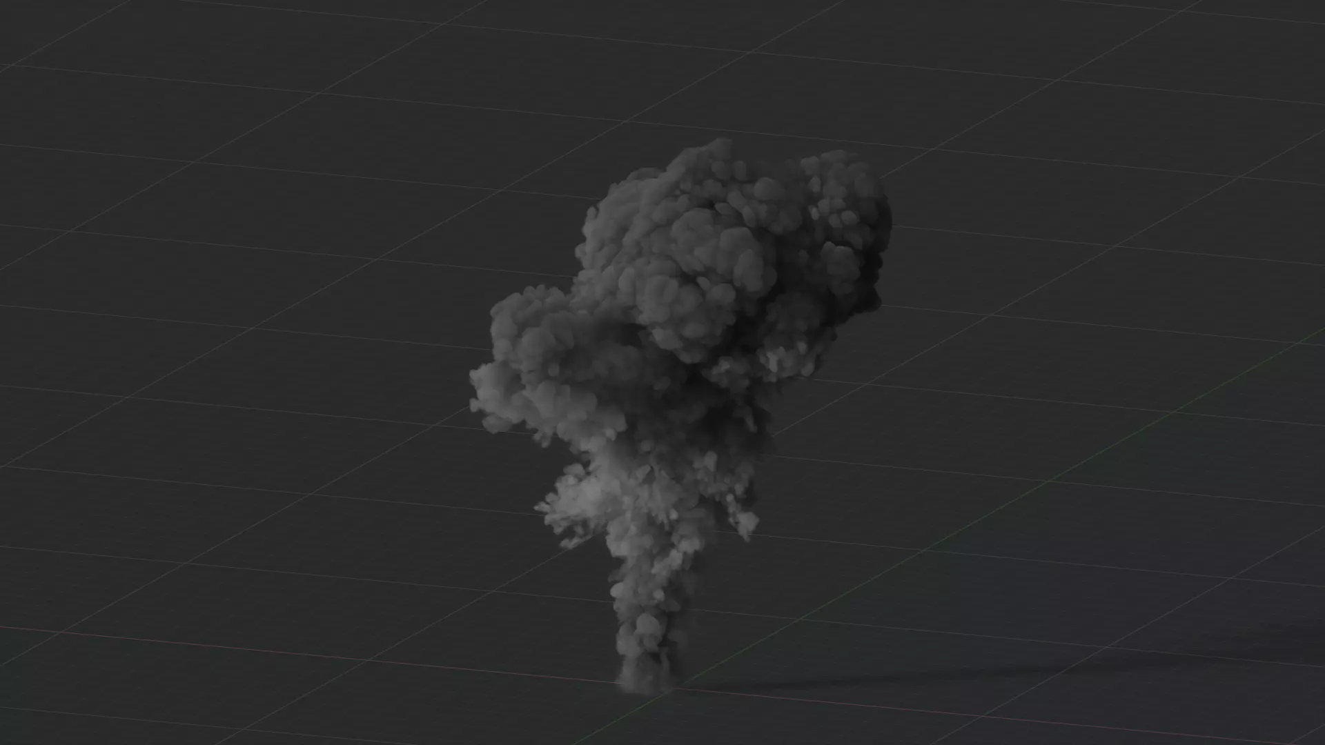 Smoke Explosion Animation 3D model_29