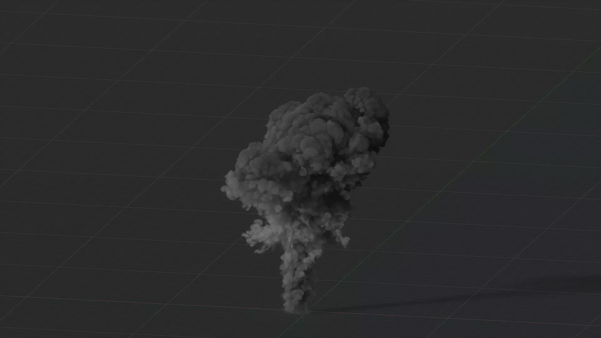 Smoke Explosion Animation 3D model_8