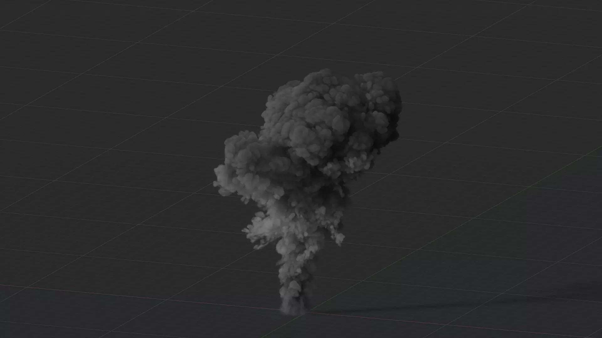 Smoke Explosion Animation 3D model_24