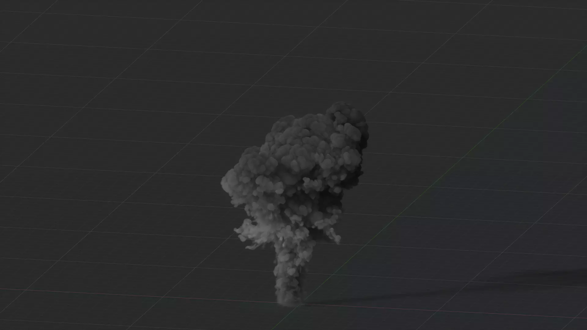 Smoke Explosion Animation 3D model_5