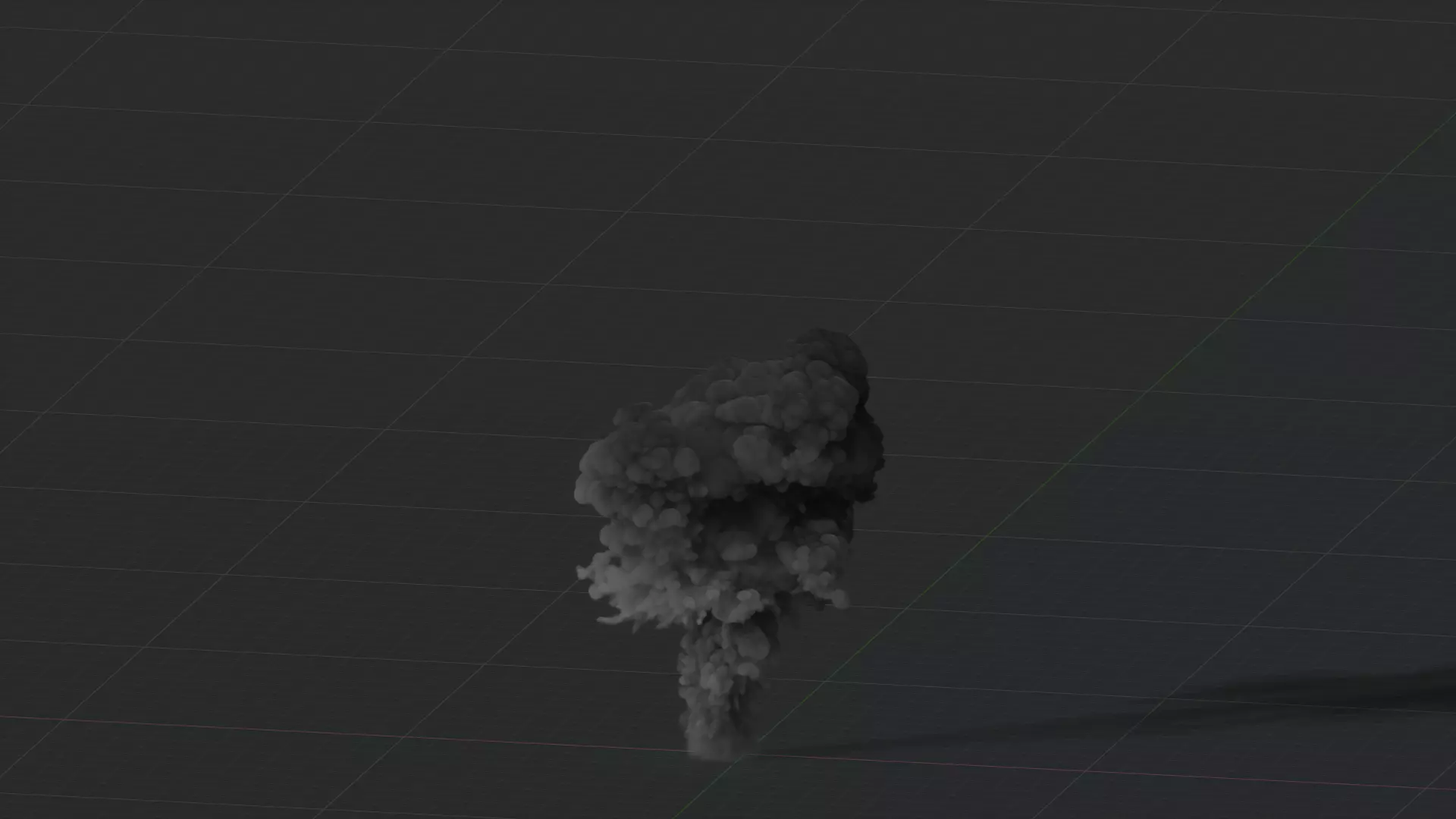 Smoke Explosion Animation 3D model_4