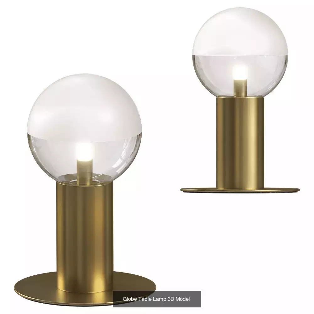 100 Table Lamp combo 3D Model 3D Model Collection_115