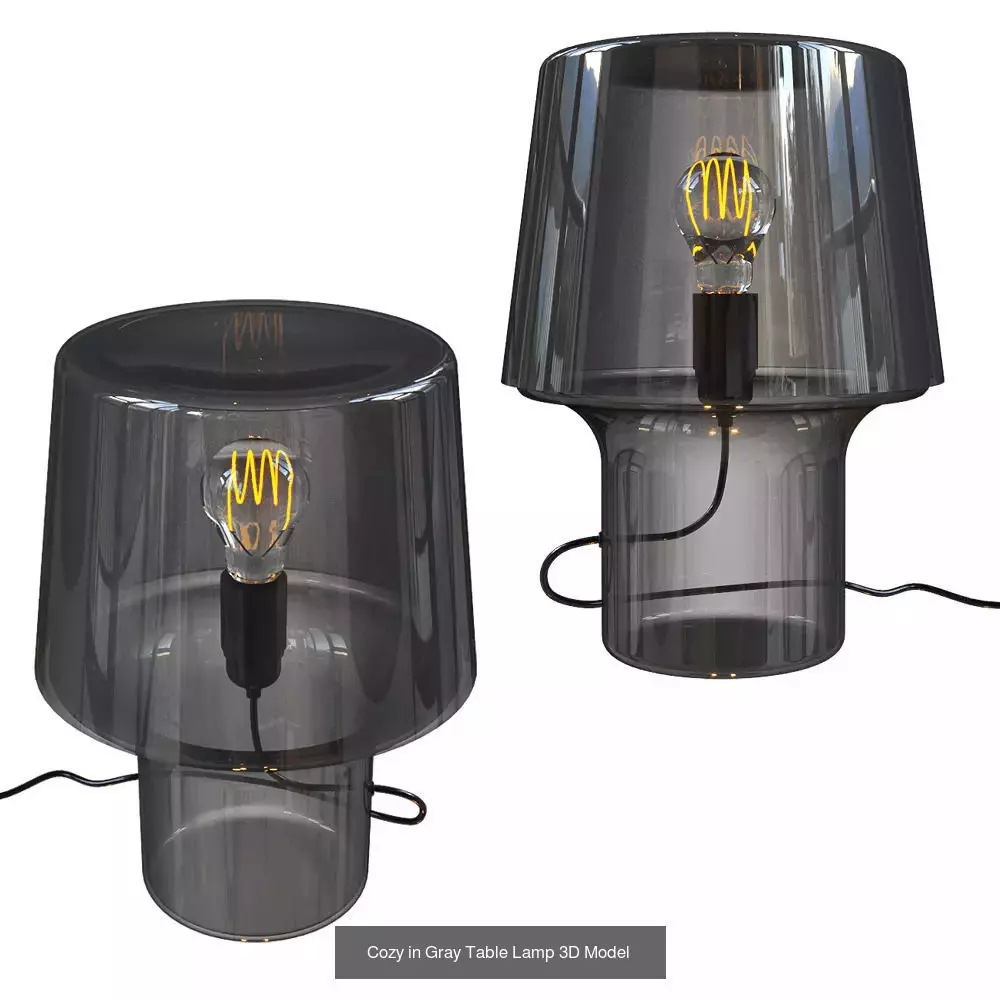 100 Table Lamp combo 3D Model 3D Model Collection_32