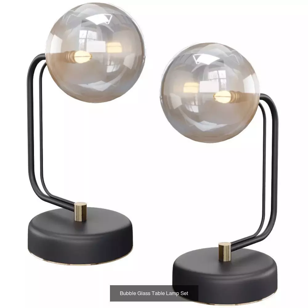 100 Table Lamp combo 3D Model 3D Model Collection_74