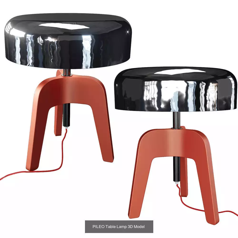 100 Table Lamp combo 3D Model 3D Model Collection_28