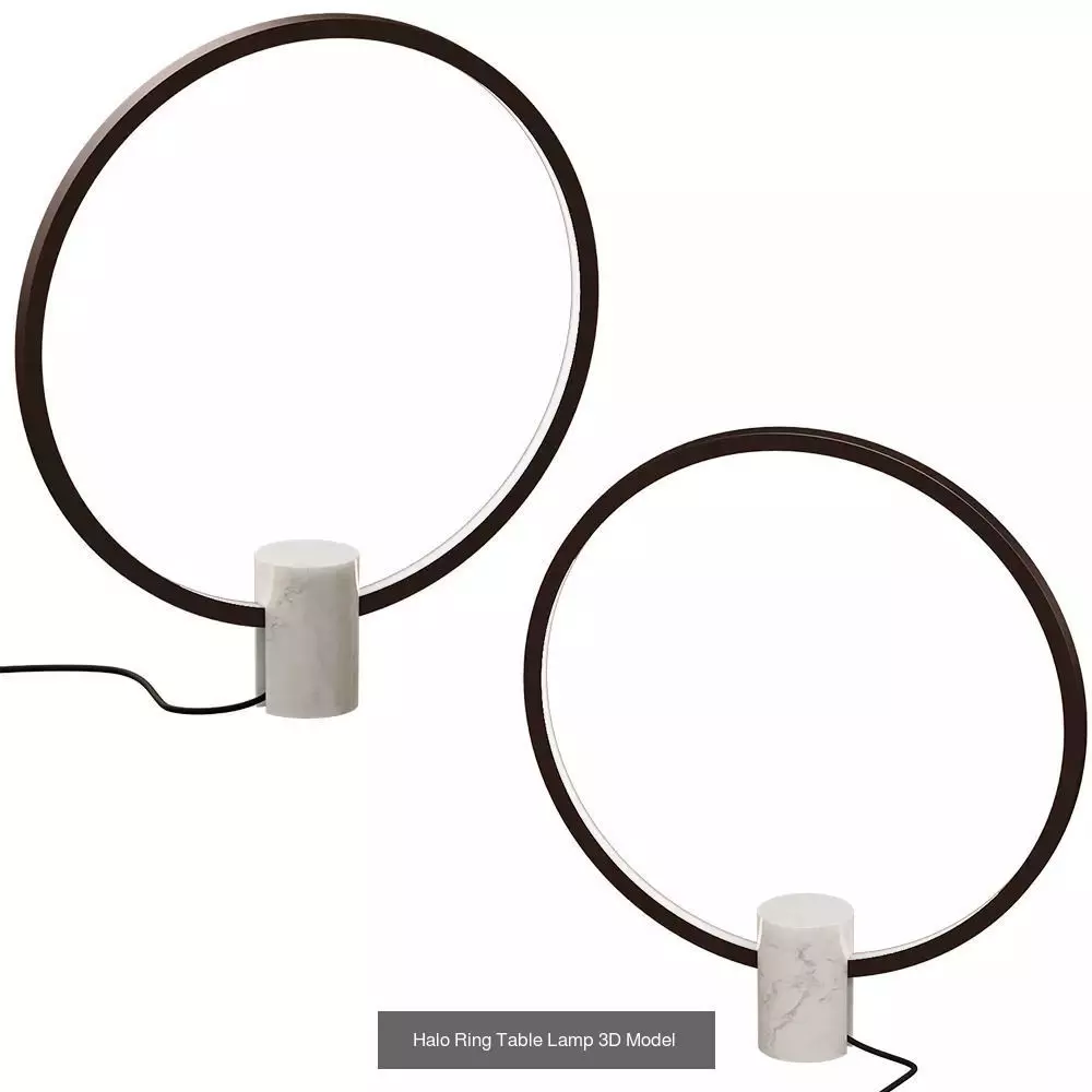 100 Table Lamp combo 3D Model 3D Model Collection_21